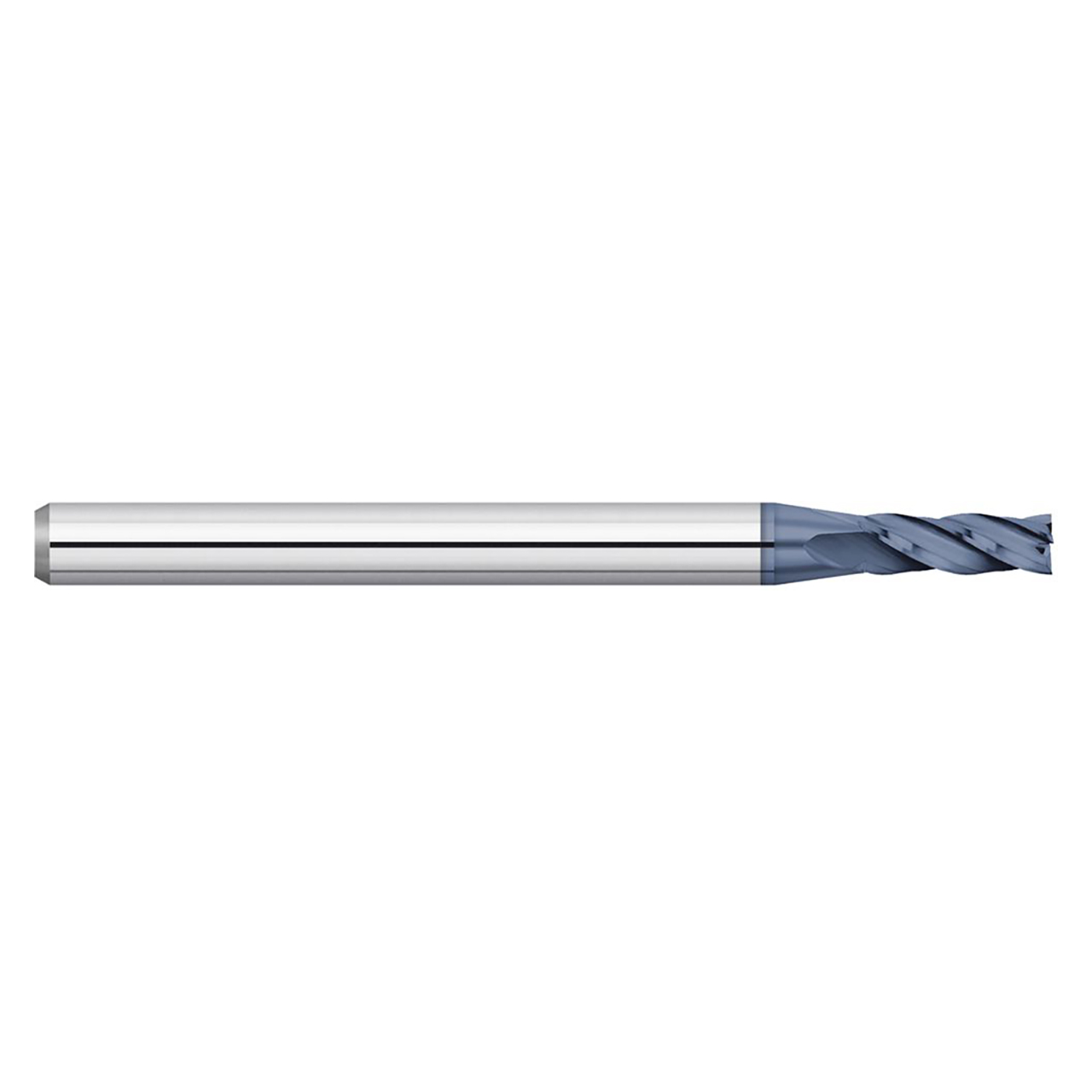 Titan USA TC58209 | 0.105" Diameter x 1/8" Shank x 0.084" LOC x 1.500" OAL 4 Flute AlTiN Coated Carbide Square End Mill