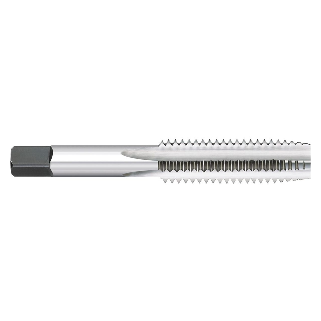 Titan USA TT92996 | M3 X 0.6 Thread Size x 0.141" Shank x 0.625" LOC x 1.938" OAL 3 Flute Uncoated High Speed Steel Straight Flute Tap