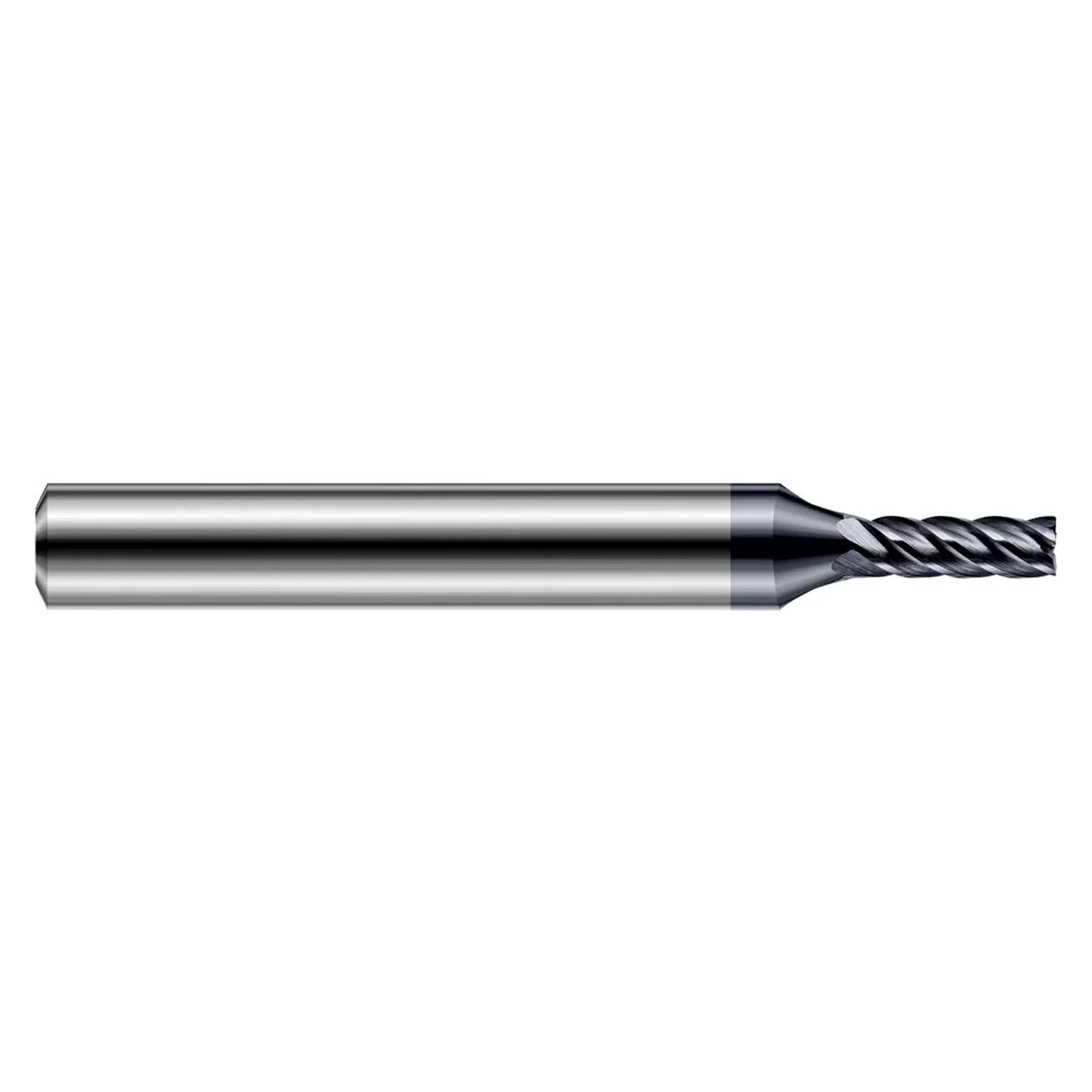 Harvey Tool 852747-C6 | 3/64" Diameter x 1/4" Shank x 0.141" LOC x 2.500" OAL 5 Flute C6 Coated Corner Radius End Mill