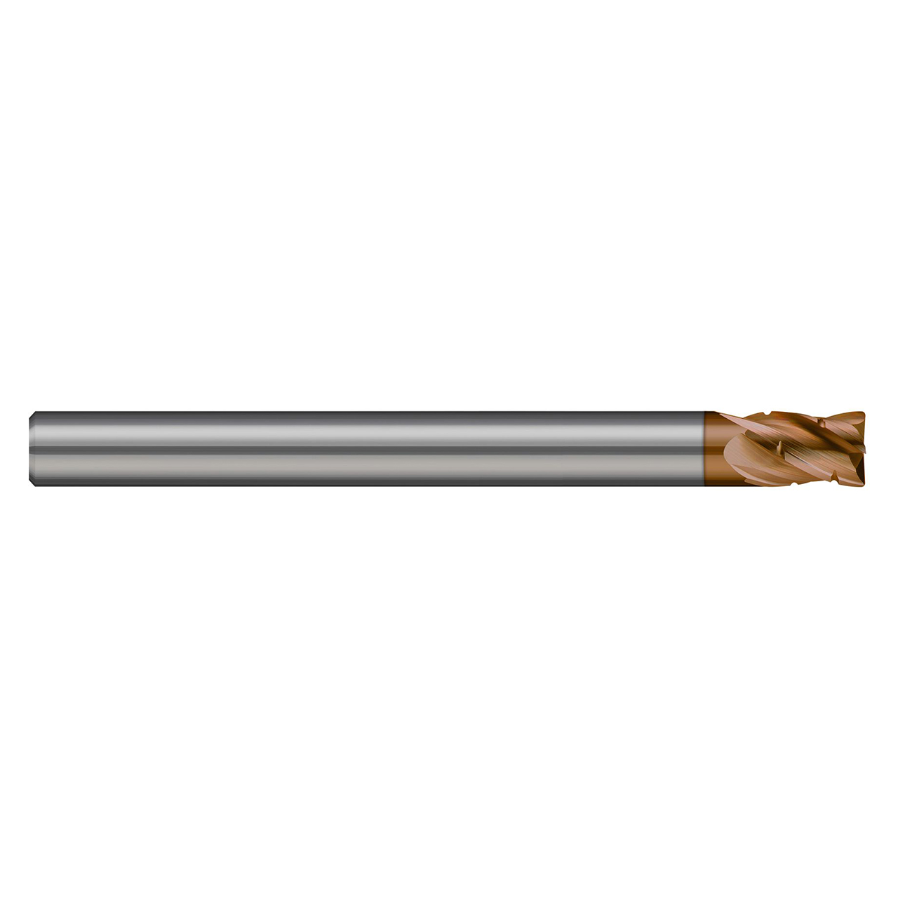 Harvey Tool 701520-C10 | 5/16" Diameter x 5/16" Shank x 0.470" LOC x 2.500" OAL 4 Flute C10 Coated Corner Radius End Mill