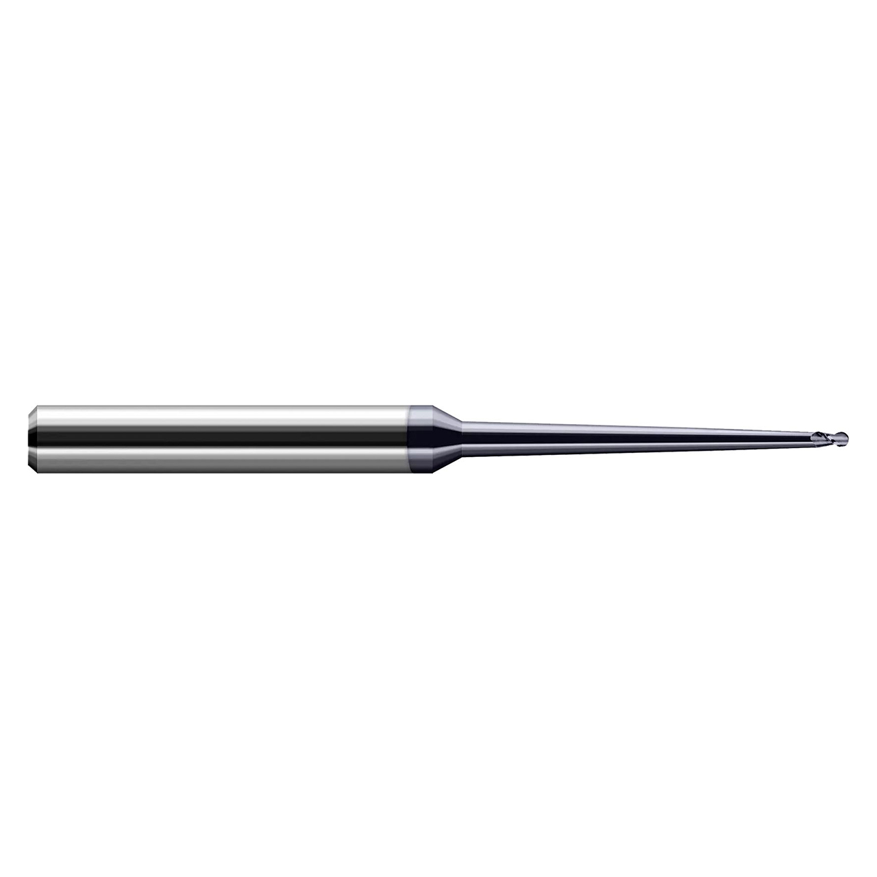 Harvey Tool 775293 | 3/32" Diameter x 1/4" Shank x 9/64" LOC x 4" OAL 4 Flute Uncoated Miniature Ball Deburring End Mill