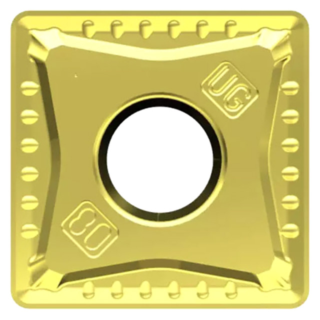 YG1 22002295 | 1/2" Inscribed Circle Diameter x 3/16" Thickness x 1/32" Radius 8 Cutting Edge TiAlSiN Coated Carbide Turning Negative Insert