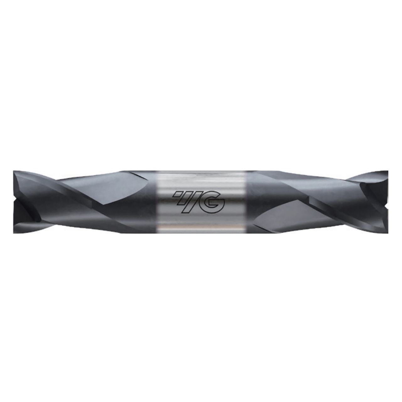 YG1 G9H81022N | 11/32" Diameter x 3/8" Shank x 9/16" LOC x 2-1/2" OAL 2 Flute X-Coated Carbide Double Ended Square End Mill