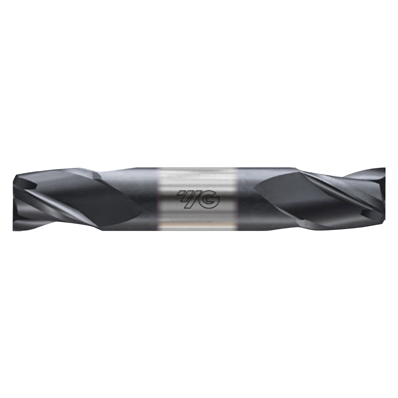 YG1 G9H82010N | 5/32" Diameter x 3/16" Shank x 5/16" LOC x 2" OAL x 30 Degree Helix Angle 3 Flute X-Coated Carbide G9H82 Double Ended Square End Mill