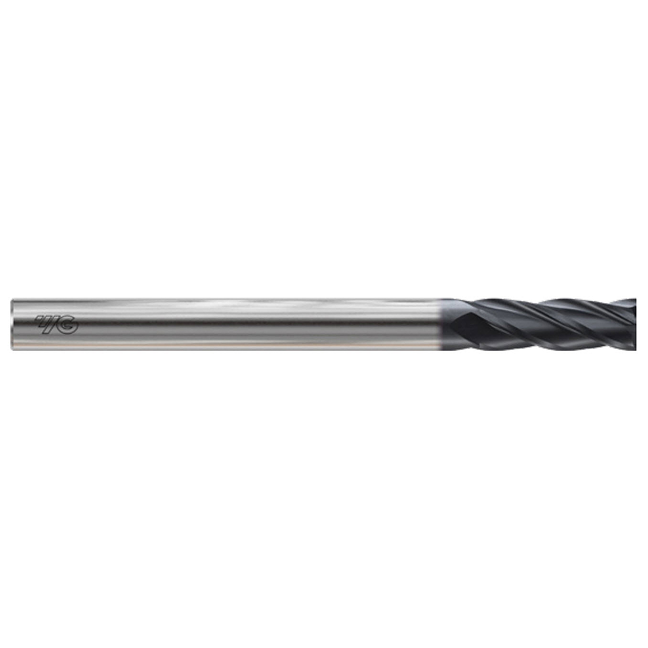 YG1 G9H84018N | 9/32" Diameter x 5/16" Shank x 1/2" LOC x 2-1/2" OAL 4 Flute X-Coated Carbide Double Ended Square End Mill