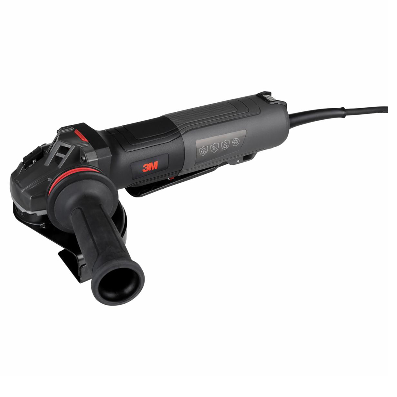 3M 7100336685 | 5/8-11" Size x 5.000" Diameter Black Gray Color Electric Angle Grinder