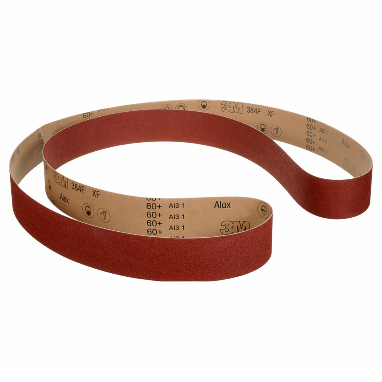 3M 7100353218 | 120.000" Overall Length x 220+ Grit Aluminum Oxide Cloth Belt