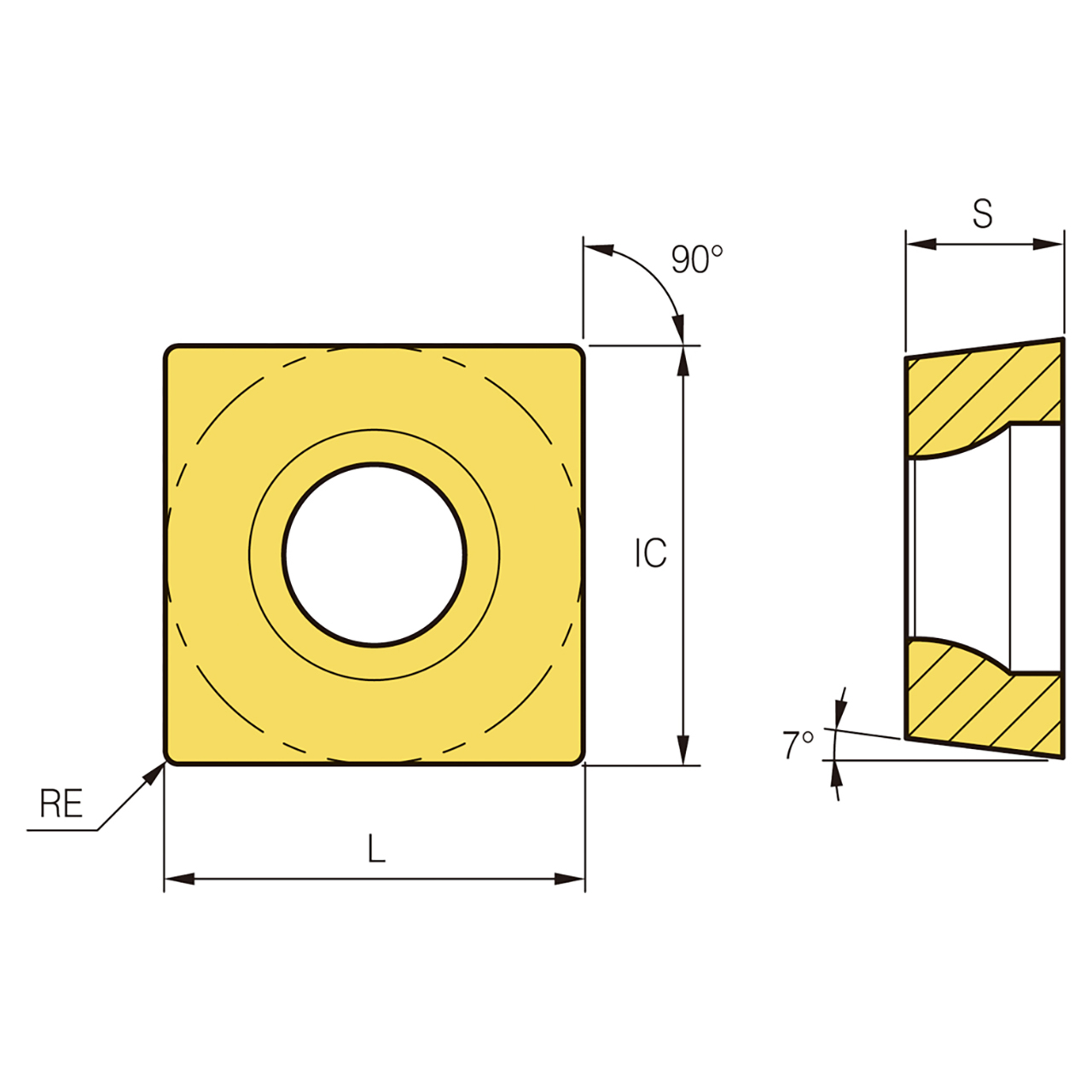 Korloy 1-02-023415 | NC3030 Grade Turning Insert