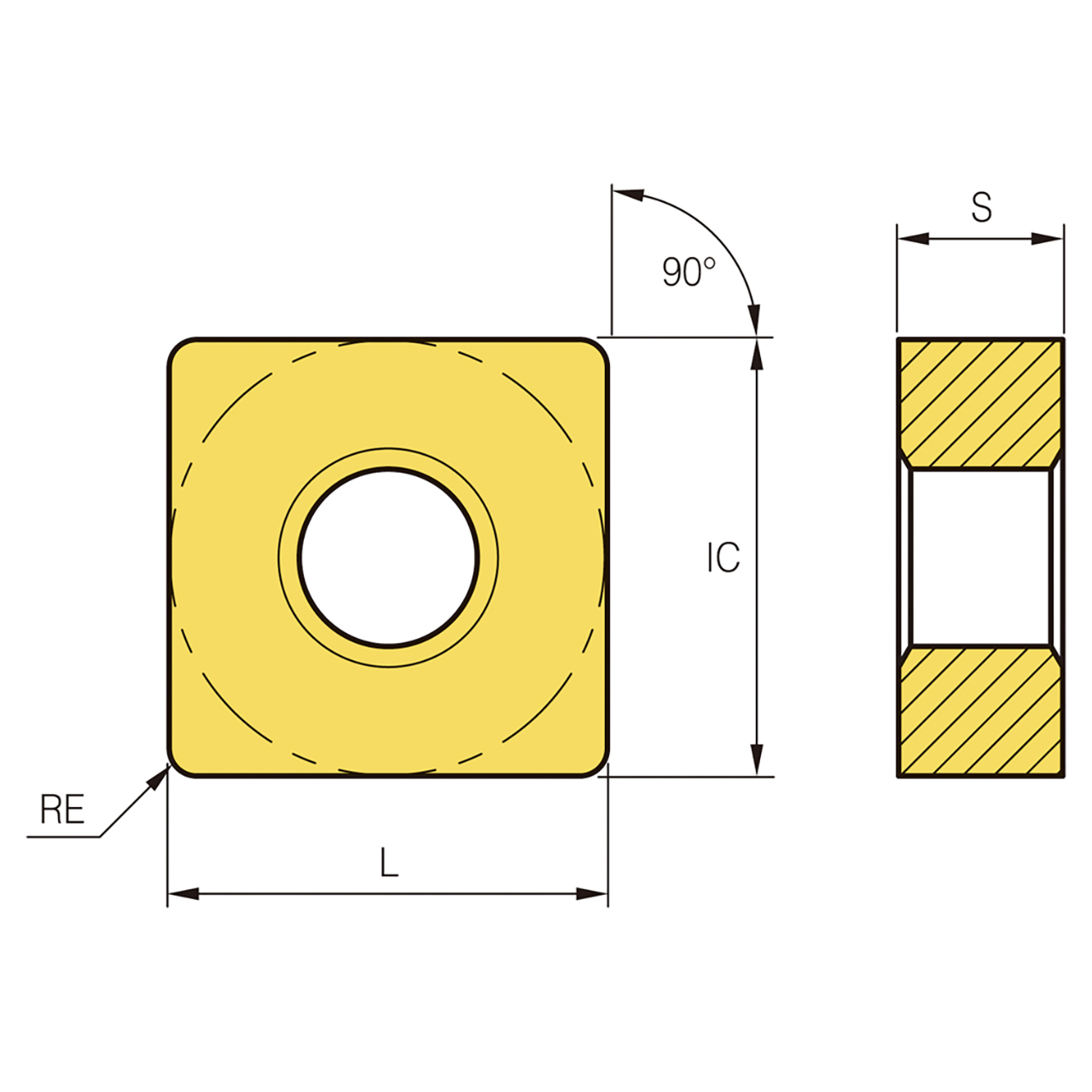 Korloy 1-02-062643 | NC3225 Grade Turning Insert