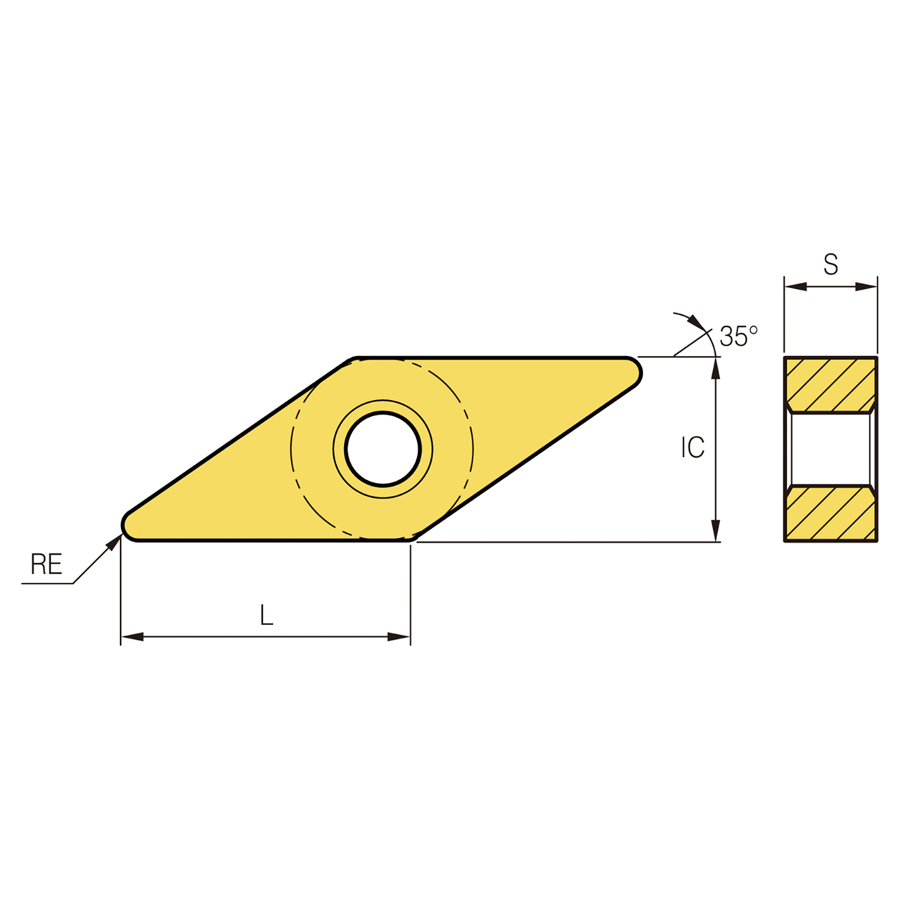 Korloy 1-02-065309 | NC3215 Grade Turning Insert