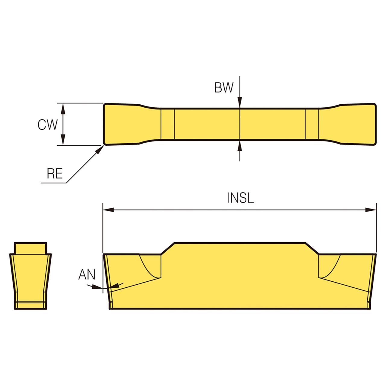 Korloy 1-02-051048 | PC5300 Grade KGT Insert