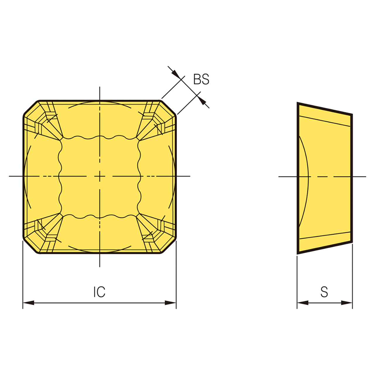 Korloy 1-02-000934 | NCM325 Grade Milling Insert