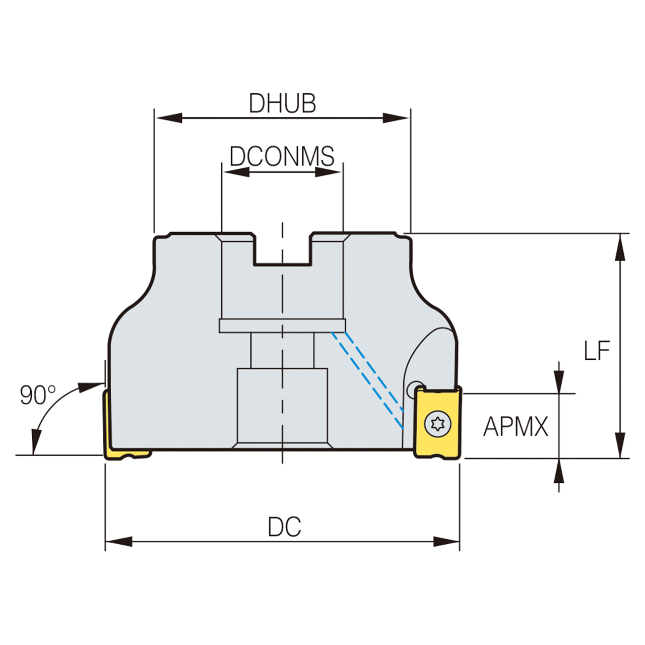 Korloy 1-06-012640 | RM4 Rich Mill Cutter