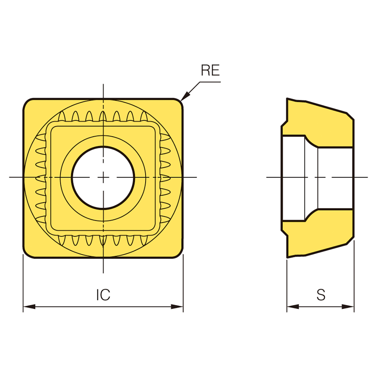 Korloy 1-02-072352 | PC3700 Grade Chamfer Insert
