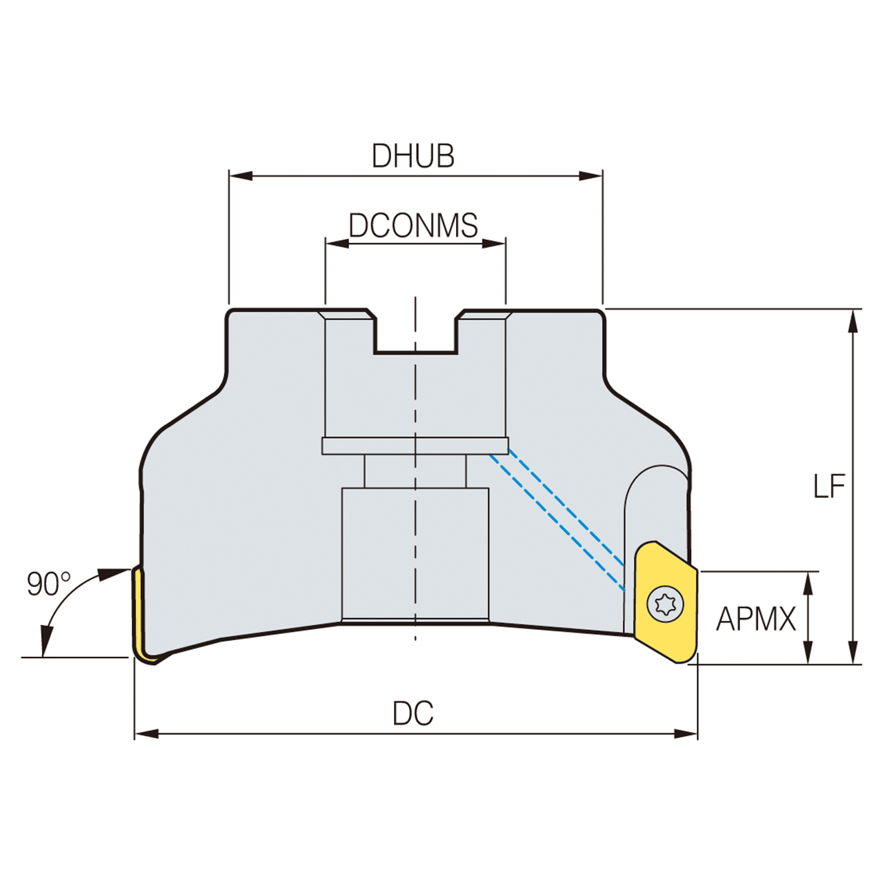 Korloy 1-06-013790 | Pro-X Mill Cutter