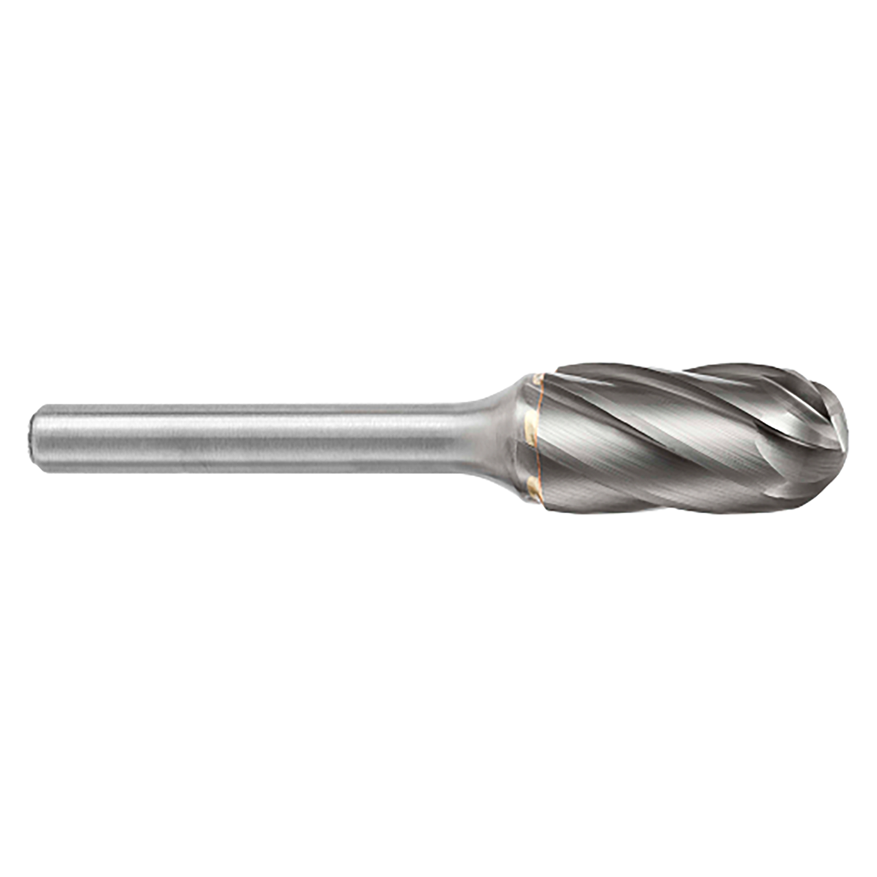 ATA SGSPRO 19034 | 3/4" Cutter Diameter x 3/8" Shank x 3" OAL x 1" LOC Non-Ferrous Brazed SC-7 Cylinder Ball Nosed Burr