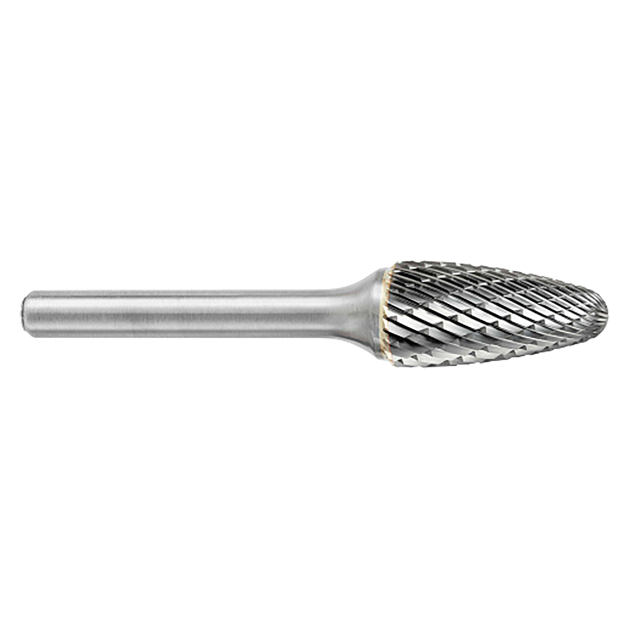 ATA SGSPRO 16578 | 3/8" Cutter Diameter x 1/4" Shank x 6-3/4" OAL x 3/4" LOC Brazed SF-3 Ball Nosed Tree Burr