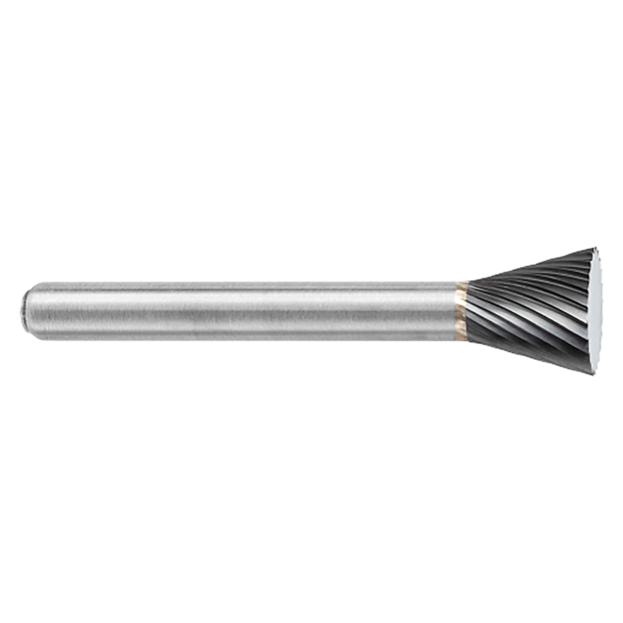 ATA SGSPRO 15850 | 1/4" Cutter Diameter x 1/4" Shank x 2" OAL x 5/16" LOC 10 Degree Included Angle Solid SN-1 Inverted Cone Burr