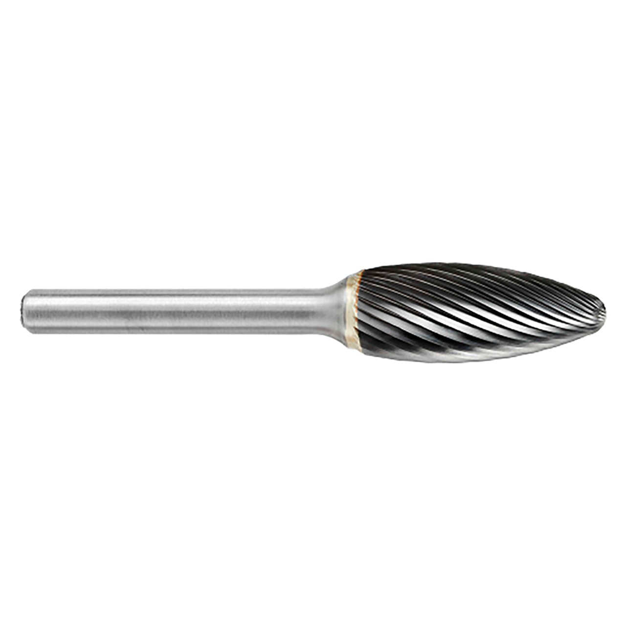 ATA SGSPRO 24500 | 19.00mm Cutter Diameter x 6.00mm Shank x 85.00mm OAL x 41.00mm LOC Single Cut Brazed SH-7M Flame Burr