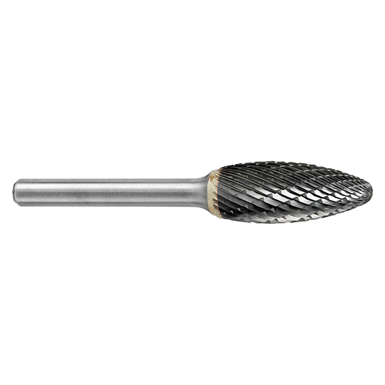 ATA SGSPRO 24553 | 3.00mm Cutter Diameter x 3.00mm Shank x 38.00mm OAL x 6.00mm LOC Solid SH-41M Flame Burr