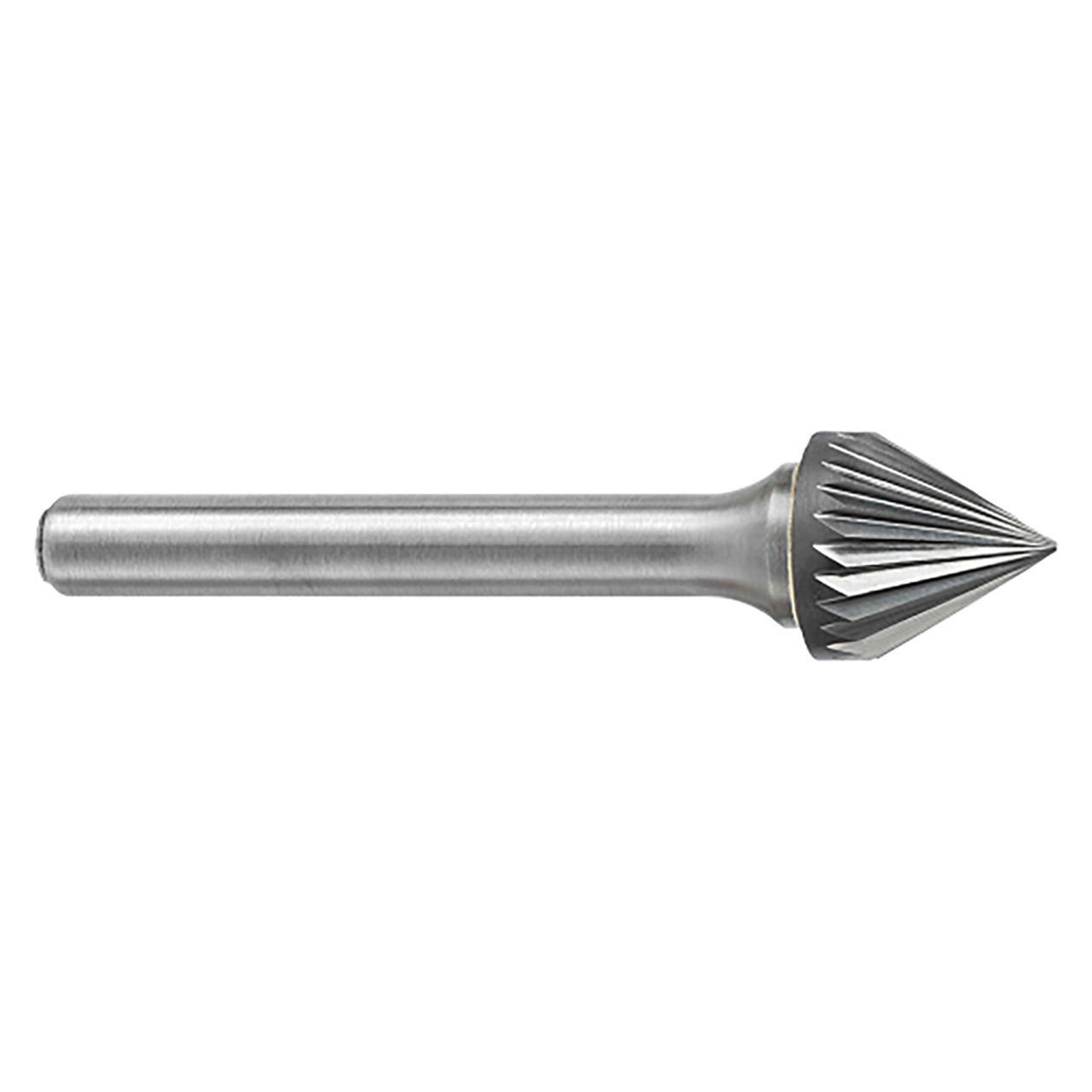 ATA SGSPRO 24675 | 6.00mm Cutter Diameter x 6.00mm Shank x 50.00mm OAL x 4.00mm LOC 60 Degree Included Angle Solid SJ-1M Countersink Burr