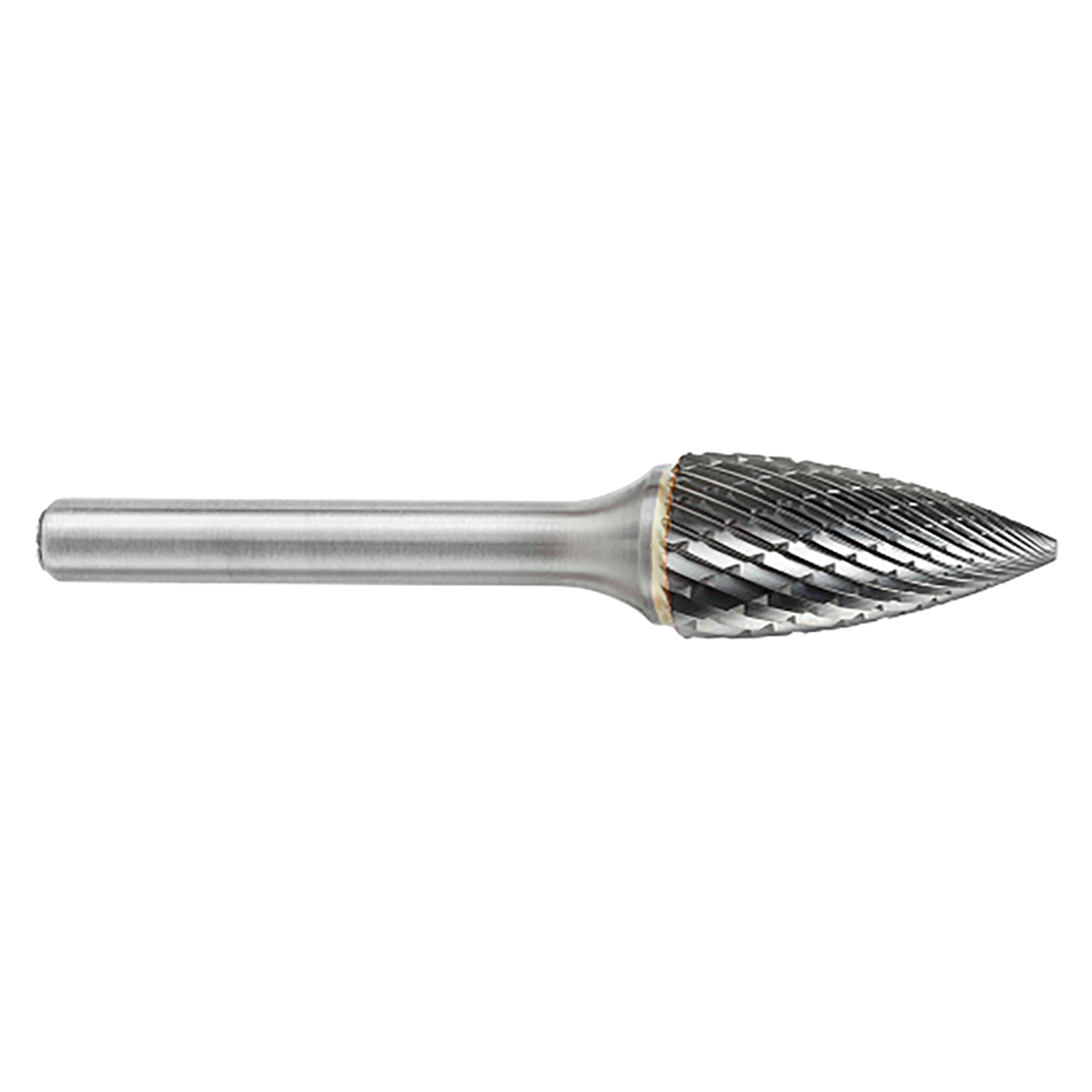 ATA SGSPRO 13853 | 1/4" Cutter Diameter x 1/4" Shank x 2" OAL x 5/8" LOC Solid SG-1 C Pointed Tree Burr