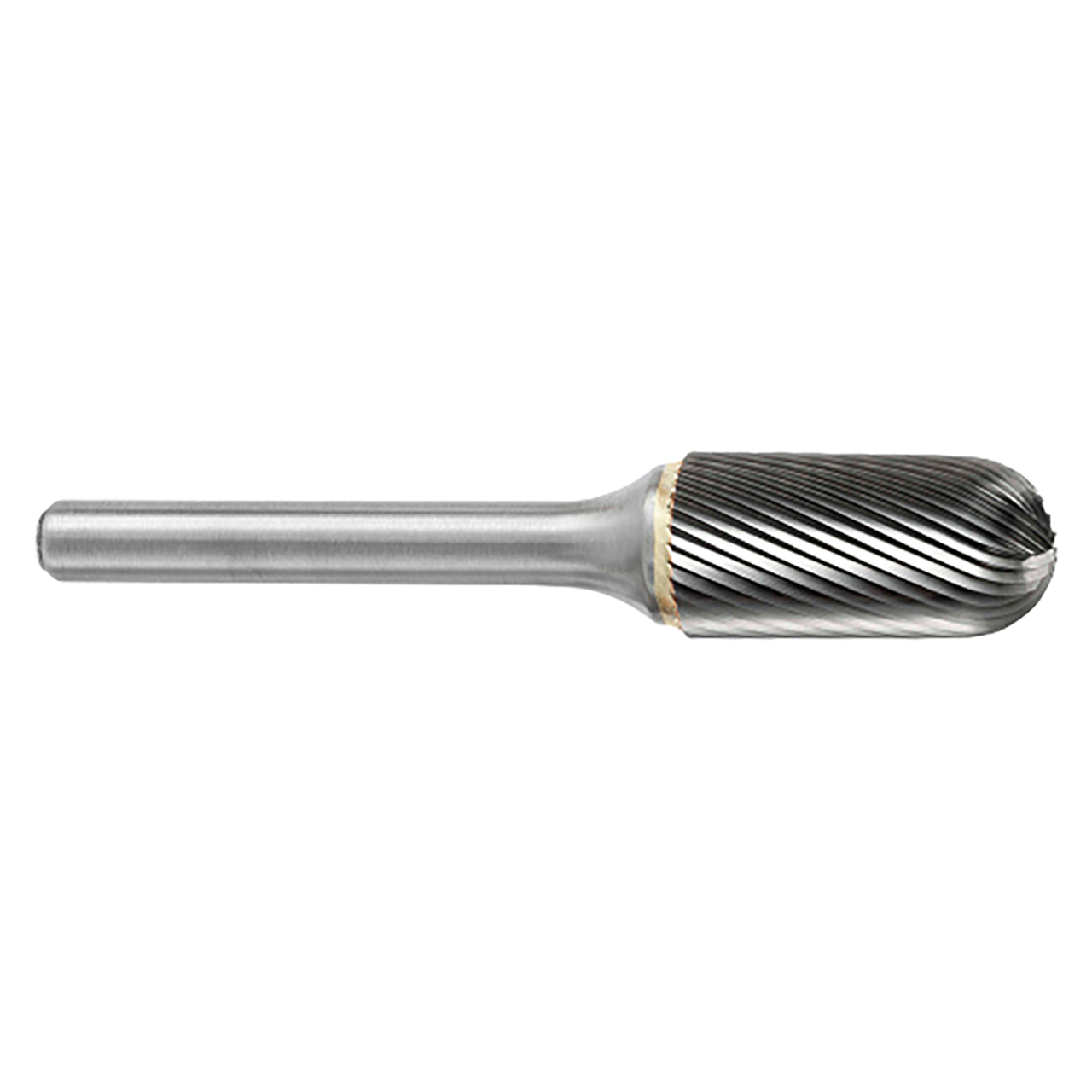ATA SGSPRO 22075 | 3.00mm Cutter Diameter x 6.00mm Shank x 50.00mm OAL x 16.00mm LOC Single Cut Solid SC-12M Ball Nosed Cylinder Burr