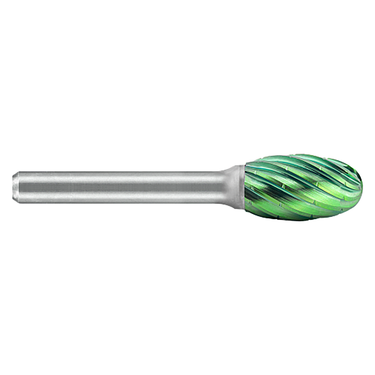 ATA SGSPRO 19773 | 1/2" Cutter Diameter x 1/4" Shank x 2-5/8" OAL x 7/8" LOC Accelerator Coated Brazed SE-5 Oval Burr