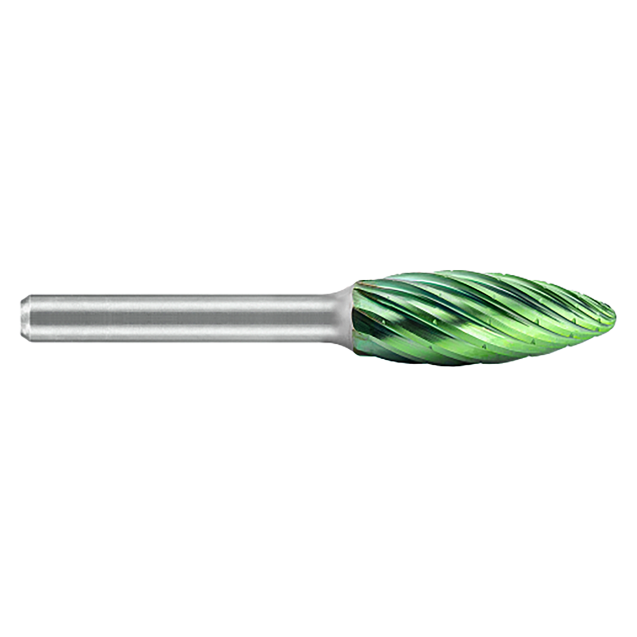 ATA SGSPRO 19788 | 1/2" Cutter Diameter x 1/4" Shank x 3" OAL x 1-1/4" LOC Accelerator Coated Brazed SH-5 Flame Burr