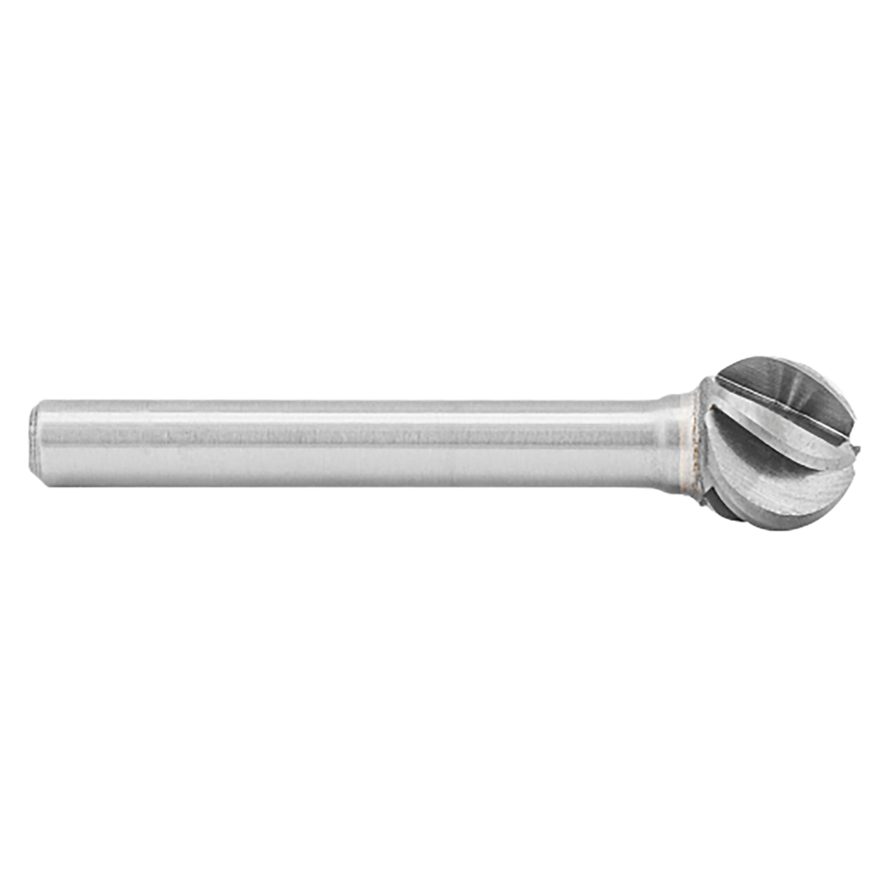 ATA SGSPRO 19583 | 1/2" Cutter Diameter x 1/4" Shank x 2-1/8" OAL x 7/16" LOC NG Non-Ferrous Cut Brazed SD-5 Ball Burr
