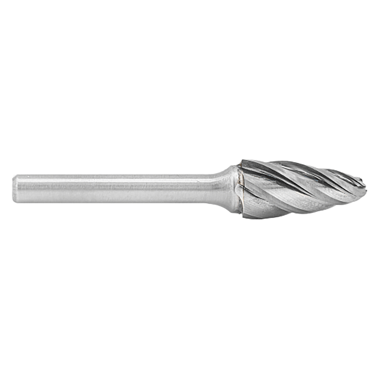 ATA SGSPRO 19584 | 1/4" Cutter Diameter x 1/4" Shank x 2" OAL x 5/8" LOC NG Non-Ferrous Cut Solid SF-1 Ball Nosed Tree Burr