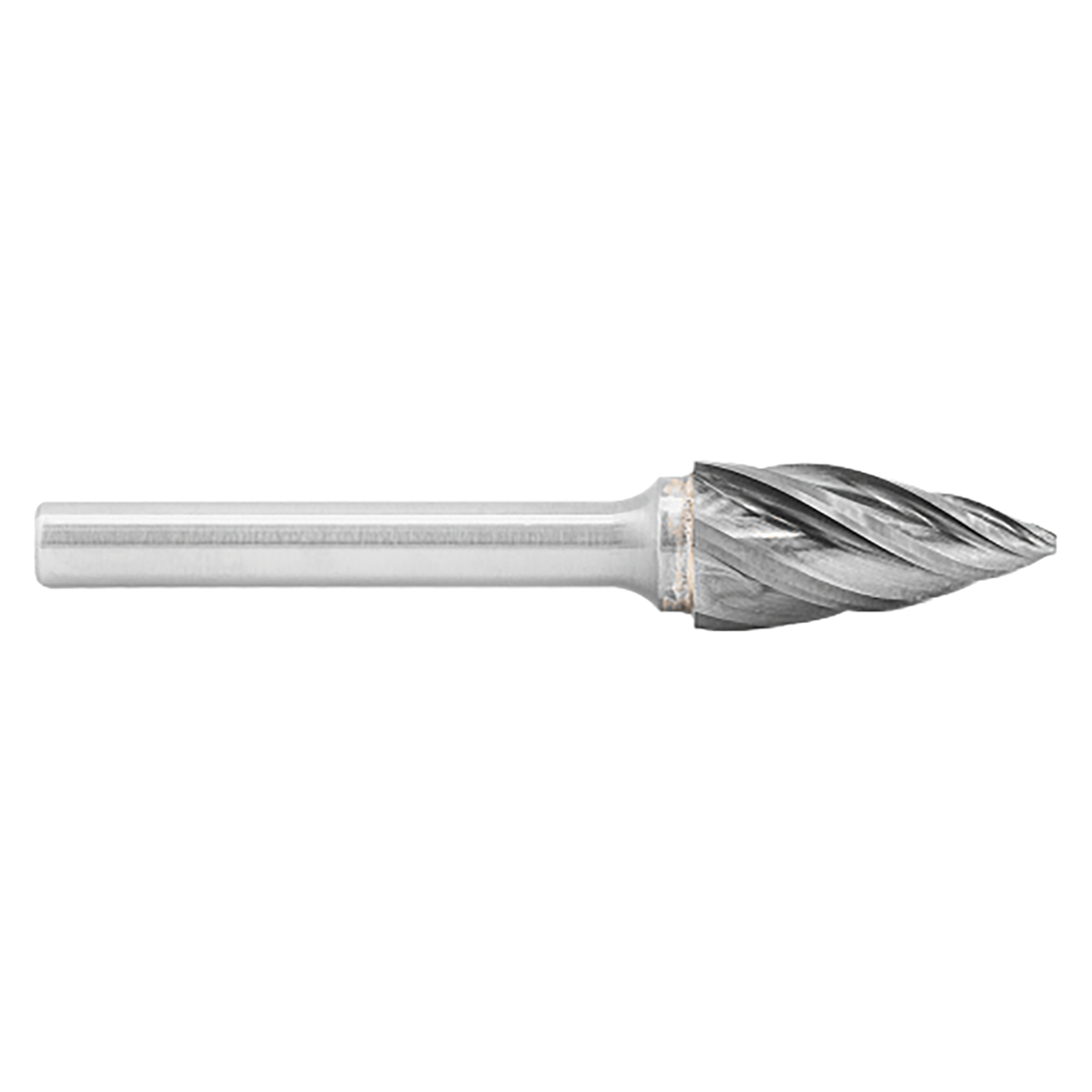 ATA SGSPRO 19589 | 1/2" Cutter Diameter x 1/4" Shank x 2-3/4" OAL x 1" LOC NG Non-Ferrous Cut Brazed SG-5 Tree Pointed Burr
