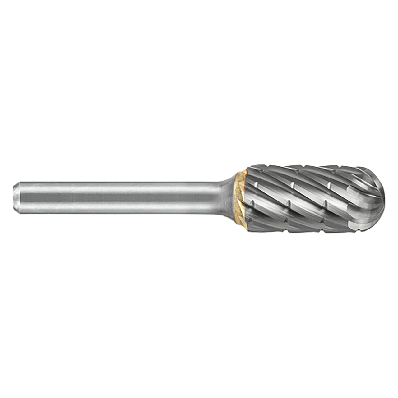 ATA SGSPRO 19612 | 3/8" Cutter Diameter x 1/4" Shank x 2-1/2" OAL x 3/4" LOC Brazed SC-3 Cylinder Ball Nosed Burr