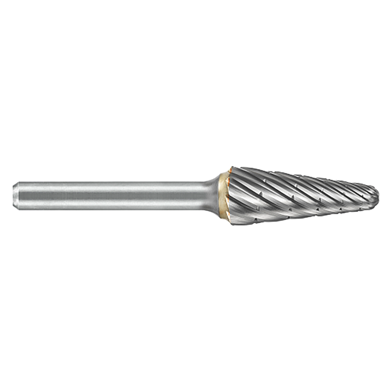 ATA SGSPRO 19643 | 1/2" Cutter Diameter x 1/4" Shank x 3" OAL x 1-1/8" LOC Brazed SL-4 Ball Nosed Cone Burr
