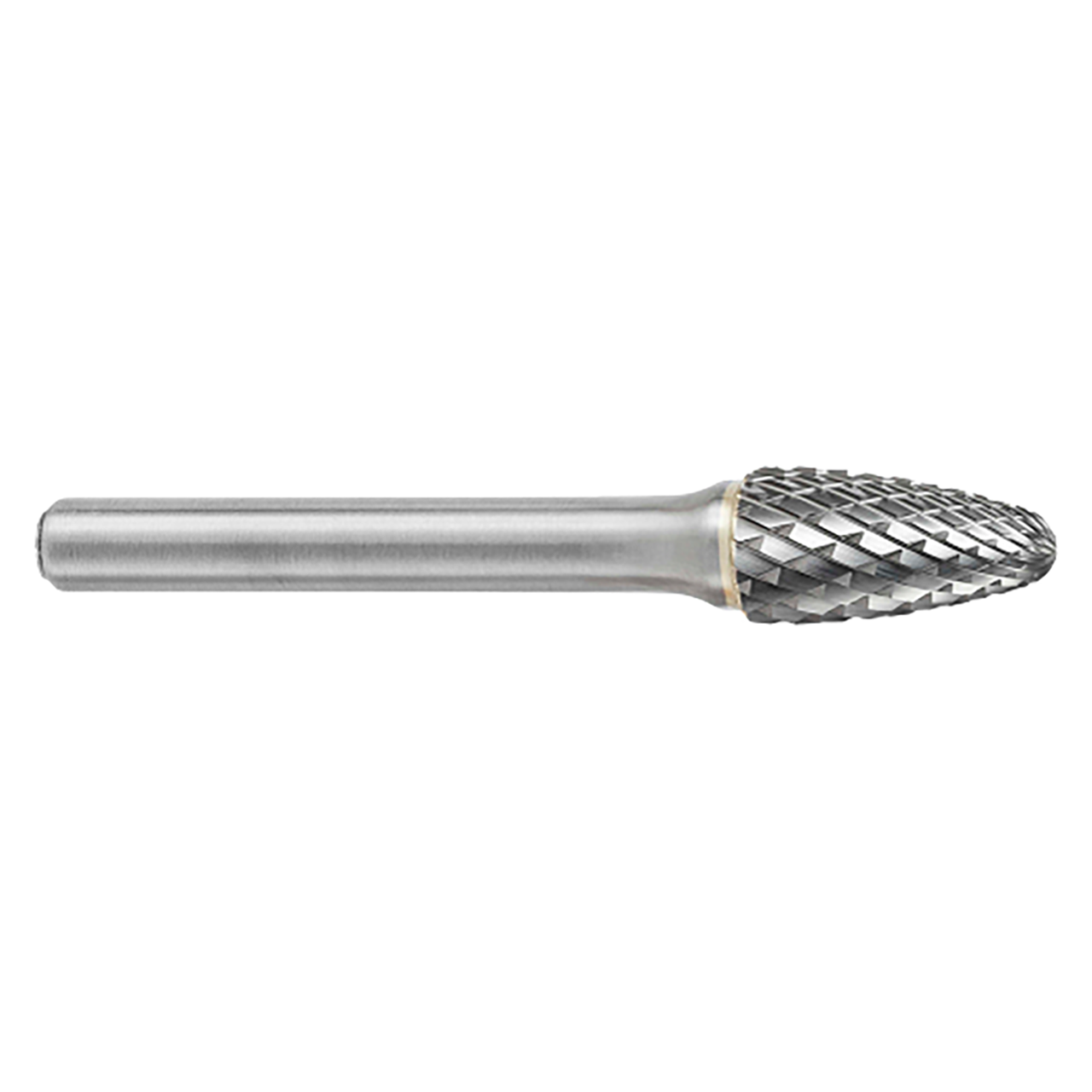 ATA SGSPRO 10320 | 3/8" Cutter Diameter x 1/4" Shank x 2-1/2" OAL x 3/4" LOC TiAIN Coated Brazed SF-3 Ball Nosed Tree Burr