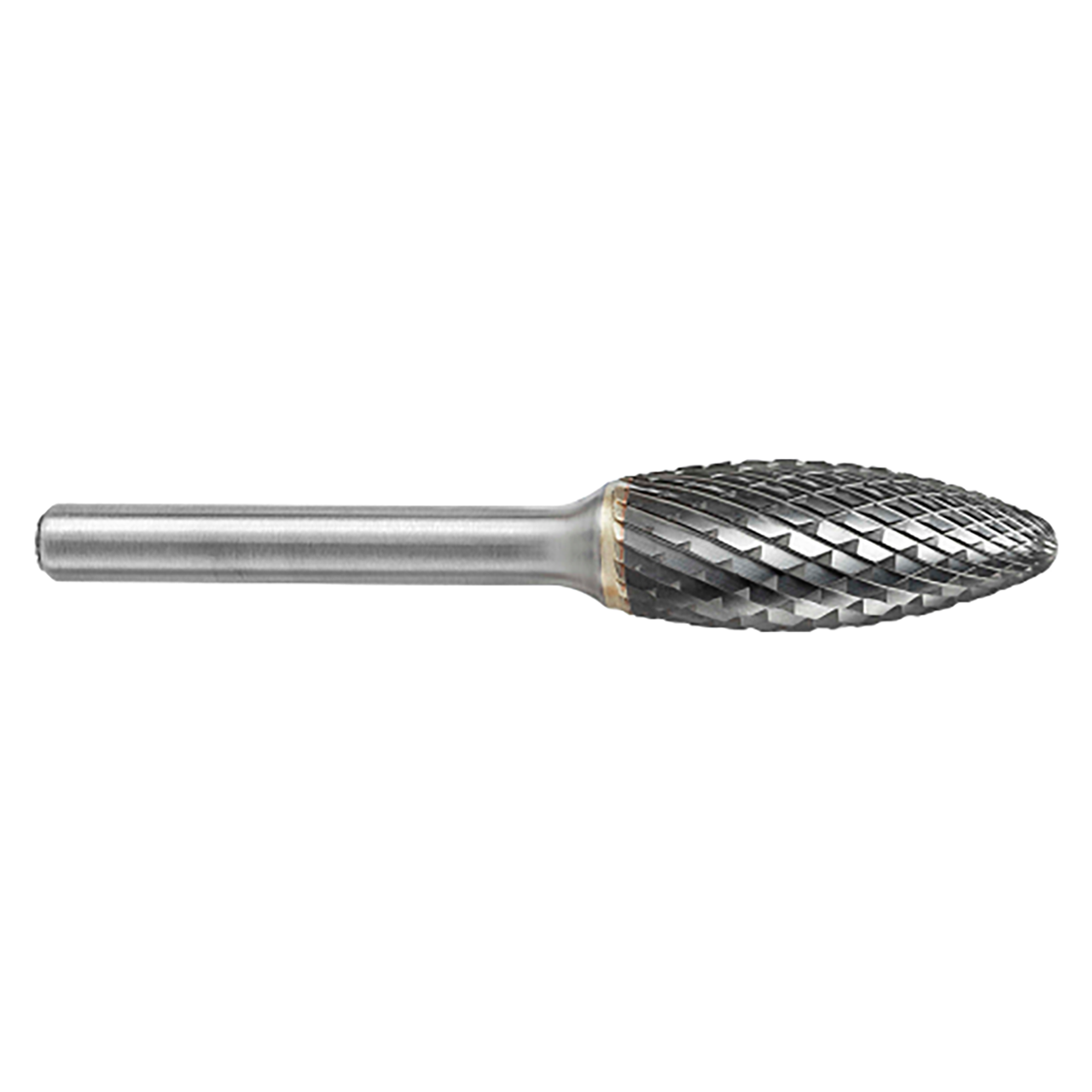 ATA SGSPRO 10330 | 1/2" Cutter Diameter x 1/4" Shank x 3" OAL x 1-1/4" LOC TiAIN Coated Brazed SH-5 Flame Burr