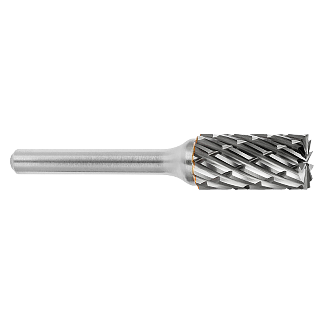 ATA SGSPRO 19354 | 1/4" Cutter Diameter x 1/4" Shank x 2" OAL x 5/8" LOC Steel Solid SB-1 Cylinder with End Cut Burr