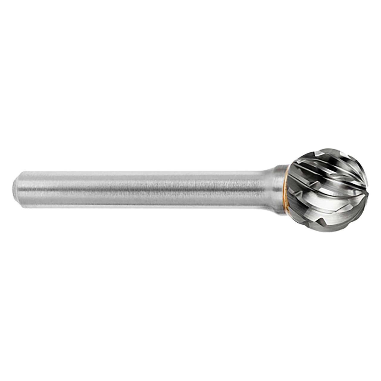 ATA SGSPRO 19361 | 1/2" Cutter Diameter x 1/4" Shank x 2-1/8" OAL x 7/16" LOC Steel Brazed SD-5 Ball Burr