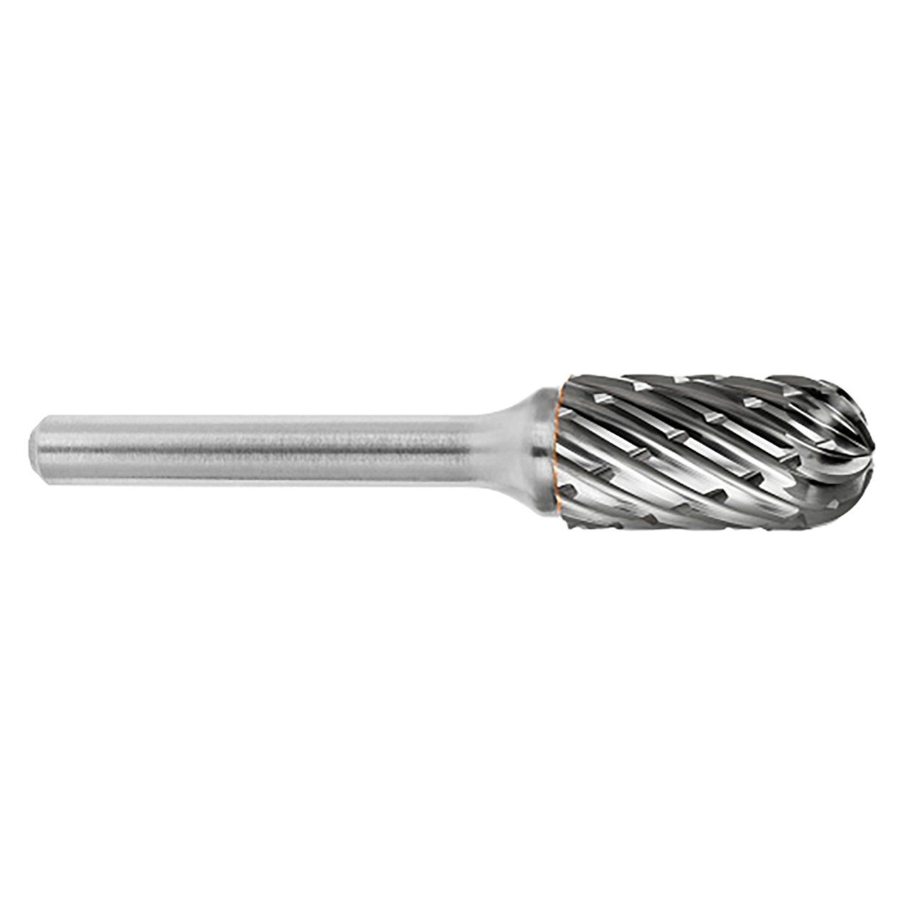 ATA SGSPRO 19363 | 5/16" Cutter Diameter x 1/4" Shank x 2-1/2" OAL x 3/4" LOC Steel Brazed SC-2 Cylinder Ball Nosed Burr