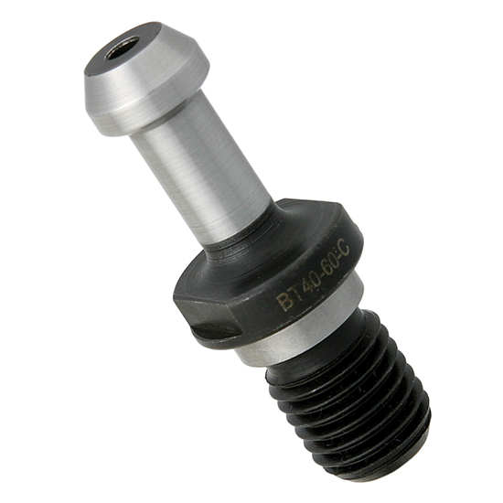 Techniks 17822 | BT40 Taper x M16 Size x 10.00mm Diameter x 90 Degree Tool Steel Coolant Pull Stud