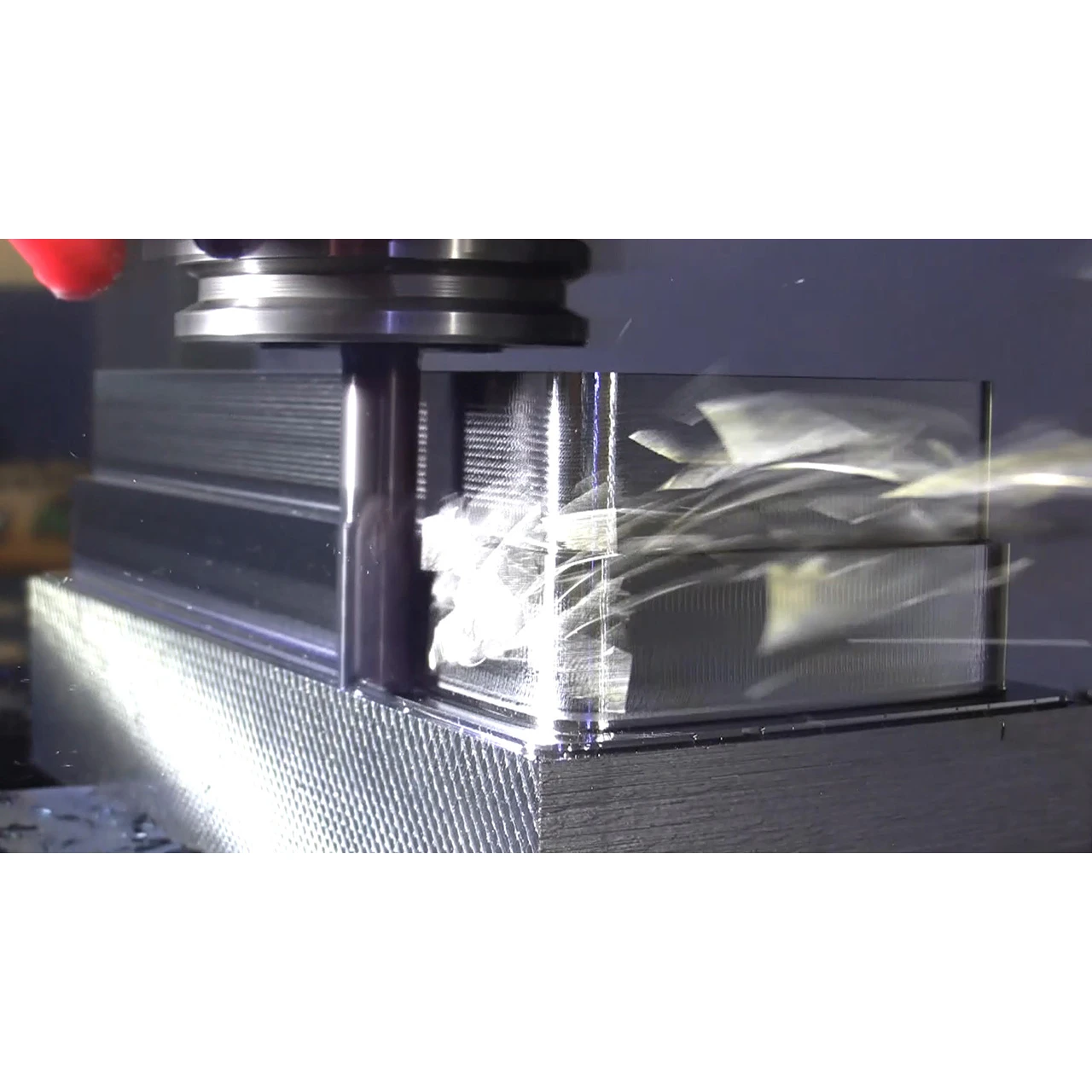 SGS 47743 | 0.787" Diameter x 0.787" Shank x 1.693" LOC x 5.906" OAL x 0.039" Radius 5 Flute TM (Ti-NAMITE-M) Coated Chip Breaker Corner Radius End Mill