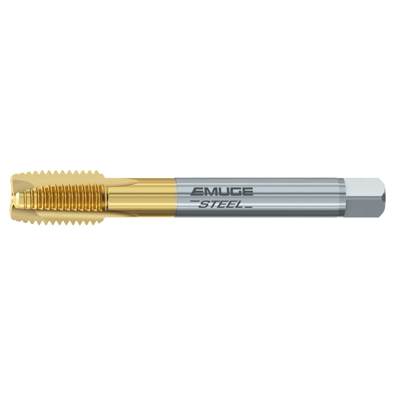 Emuge C0208420.0116 | M 16 Thread Size x 27.00mm Thread Length x 9.00mm Tap Square TiN Coated Straight Flute Tap
