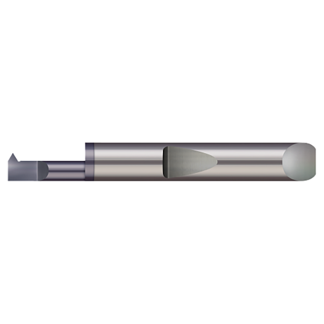 Micro 100 QITL-100500X | 0.110" Minimum Bore Diameter x 0.500" Maximum Bore Depth x 3/16" Shank x 1-1/2" OAL AlTiN Coated Quick Change Threading Tool