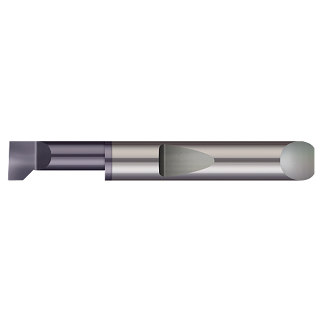 Micro 100 QLTR-156-6X | 0.178" Minimum Bore Diameter x 0.375" Maximum Bore Depth x 3/16" Shank x 1-1/2" OAL AlTiN Coated Quick Change Threading Tool