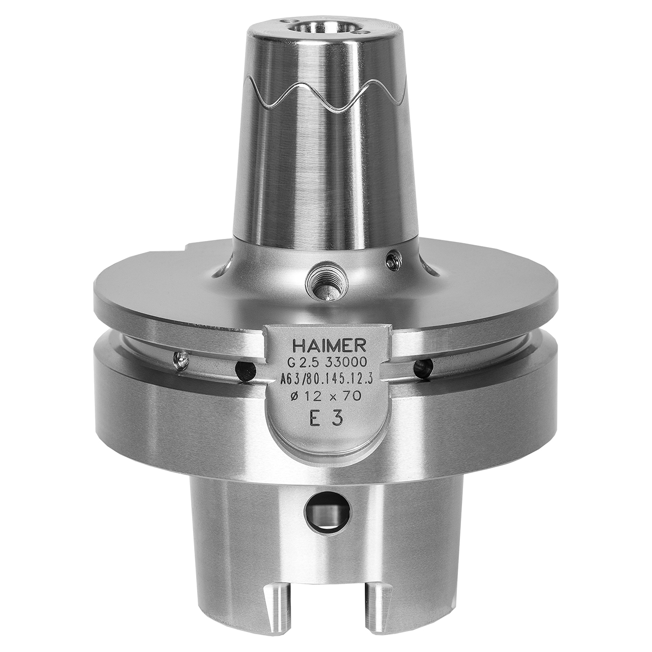 Haimer A63/80.145.08.37 | 8.00mm Diameter x 70.00mm Length Ultra Short HSK-A63 Power Shrink Chuck
