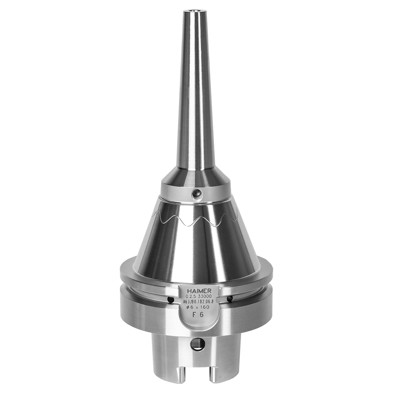 Haimer A63/80.182.1/4Z.8.I | 1/4" Diameter x 160.00mm Length Oversize HSK-A63 Power Mini Shrink Chuck