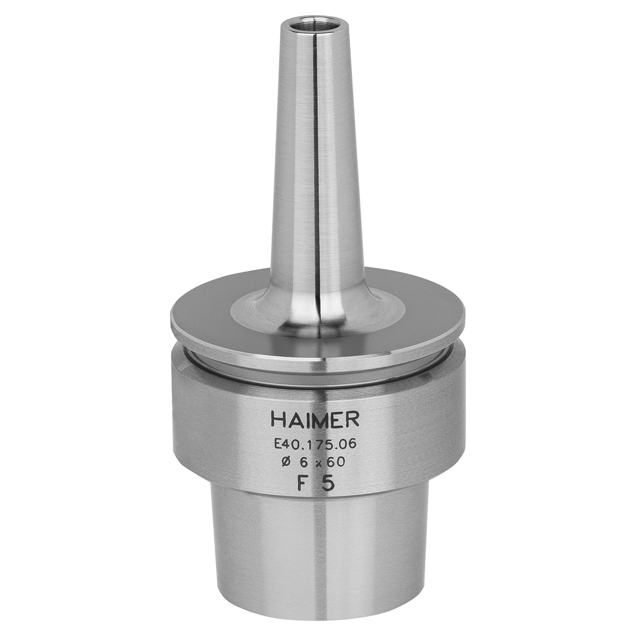 Haimer E40.185.1/2Z | 1/2" Diameter x 60.00mm Length Ultra Short HSK-E40 Mini Shrink Chuck