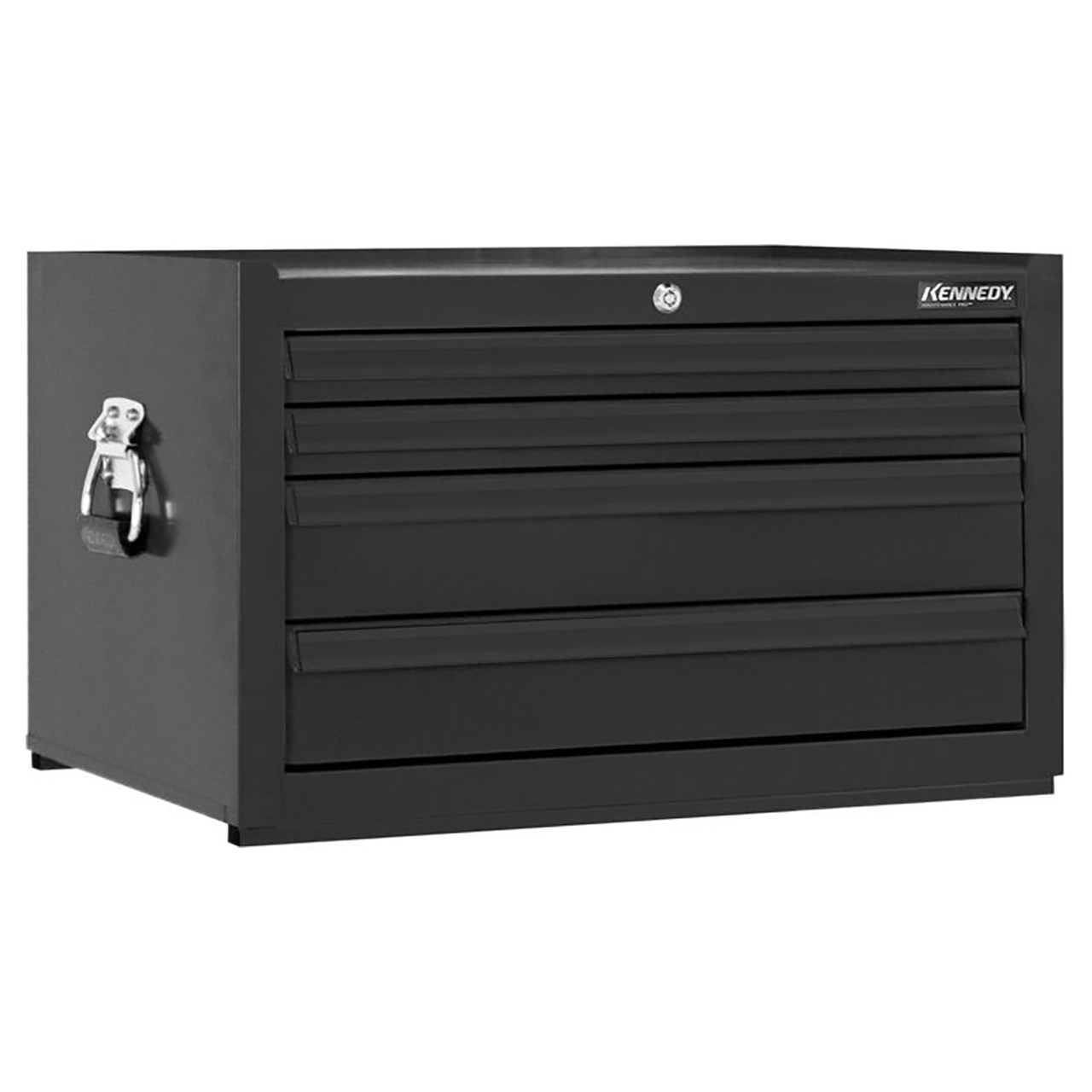 Kennedy 2904MPBK | 29" Width x 20" Depth x 16-1/2" Height 4 Drawer Powder Coat Paint Steel Mechanics' Chest - Black