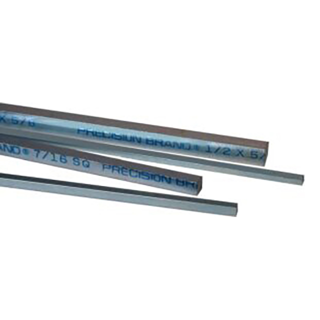 Precision Brand 05302 | 1.00mm Length x 20.00mm Width x 20.00mm Thickness Steel Plain Square Keystock