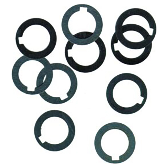 Precision Brand 24214 | 1" Inside Diameter x 1-1/2" Outside Diameter x 0.025" Thickness Low Carbon, Full Hard Steel Arbor Spacer - 10pcs